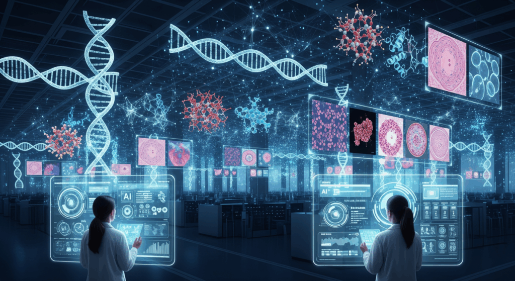AI + multi-omics platform